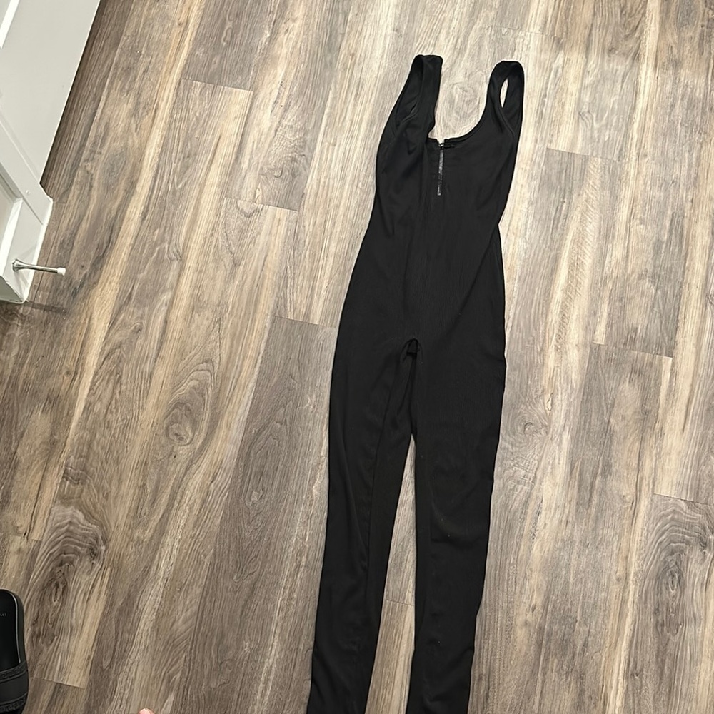 Black Sleeveless Jumpsuit